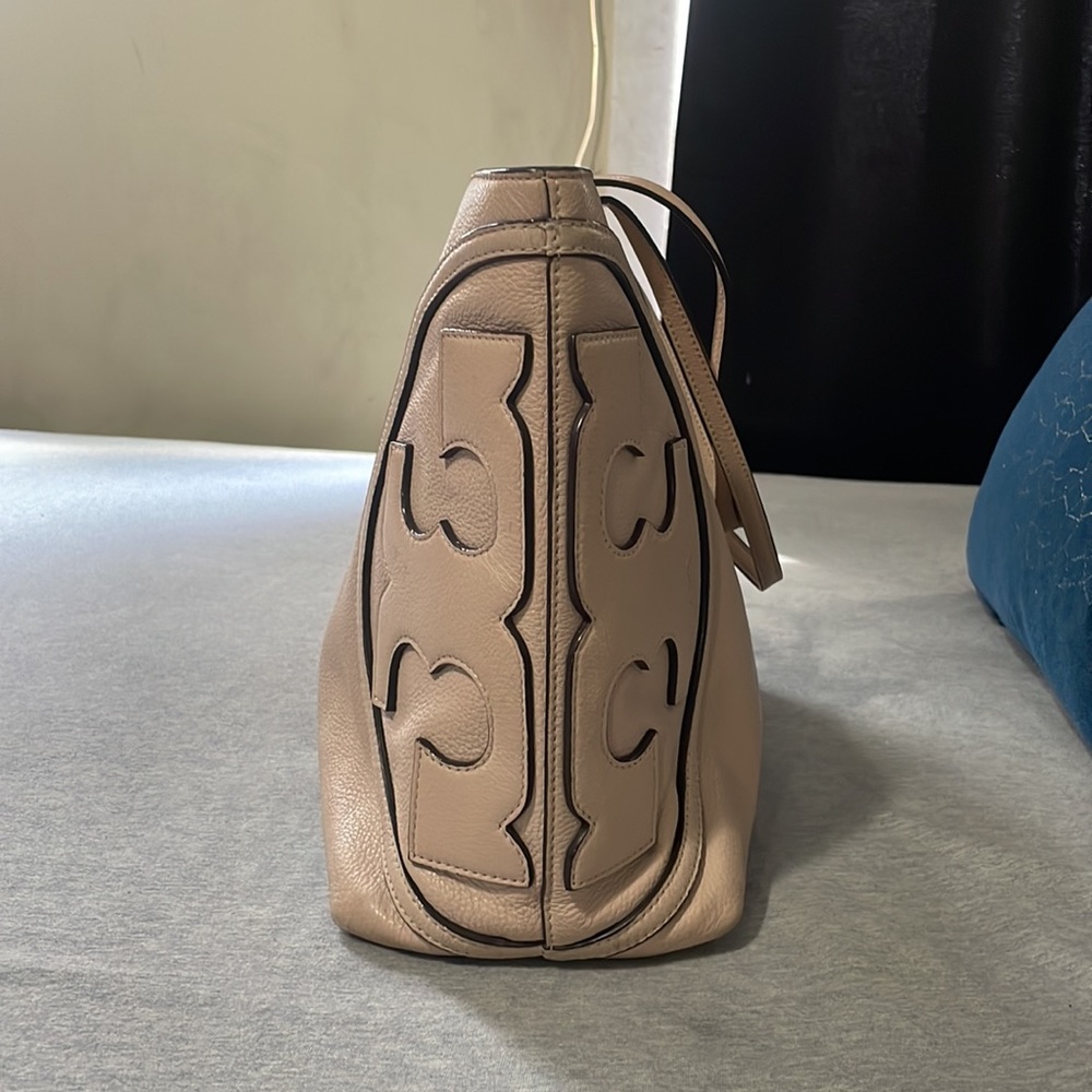Tory Burch Pink All T East West Tote Bag